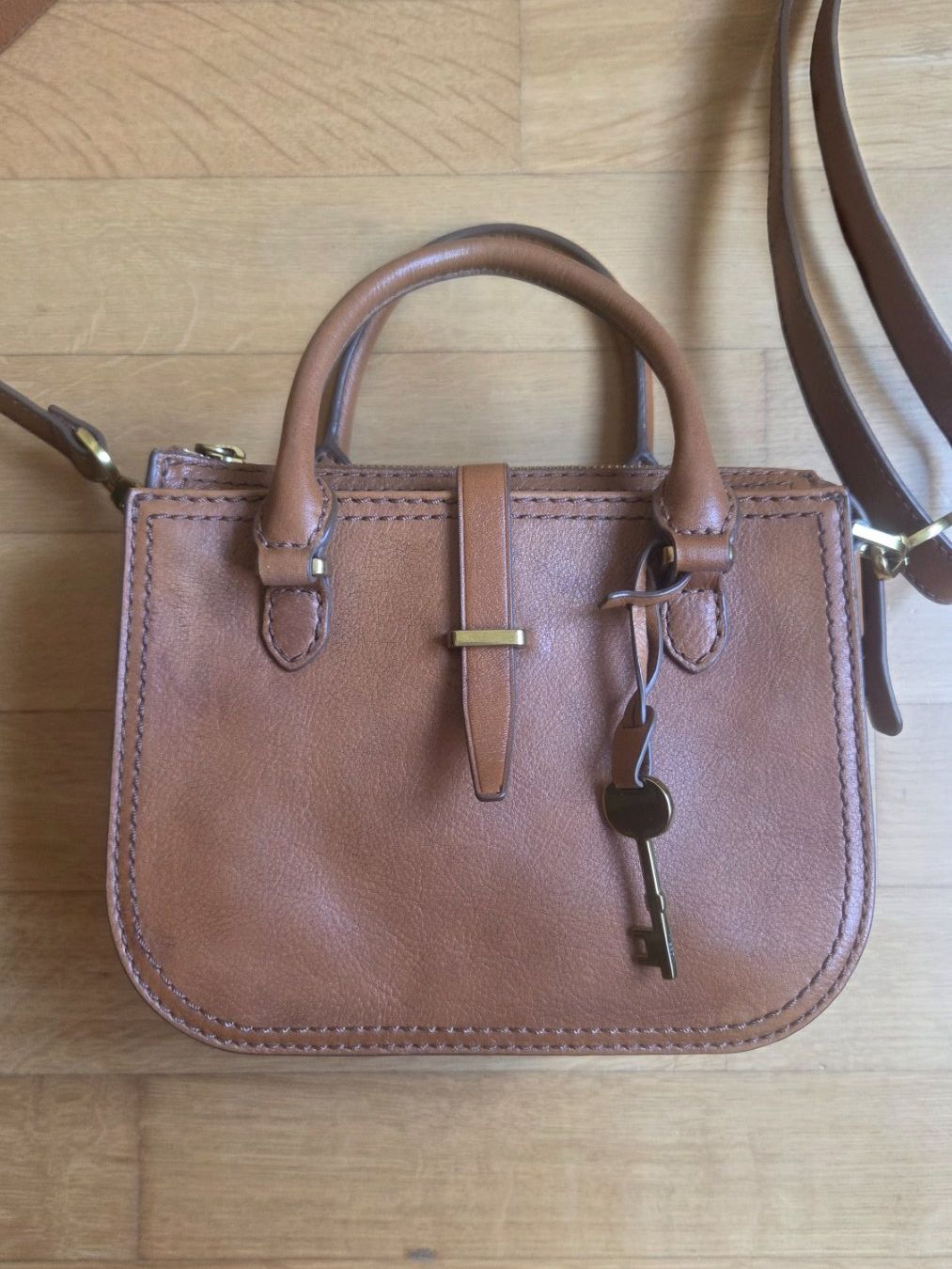 Fossil Borse da donna: Fossil Tasche Leder hellbraun – Usato da Fislisbach venduto da Maieriisli25