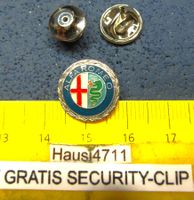 ALFA ROMEO LOGO SILBRIG LORBEERKRANZ PIN 15mmKLEIN-FEIN-EDEL