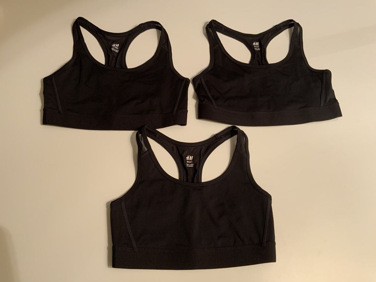 H&M Sonstige Unterwäsche: Sport-BHS, H&M, EUR S, 3x – Gebraucht aus Stäfa von sylla73