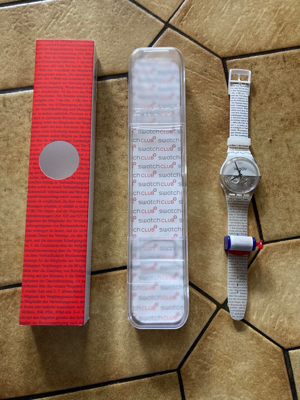 Swatch Orologi: Seltene Swatch Special GV 2015 - unbenutzt – Nuovo e nell'imballaggio originale da Zürich venduto da 2Shopnow