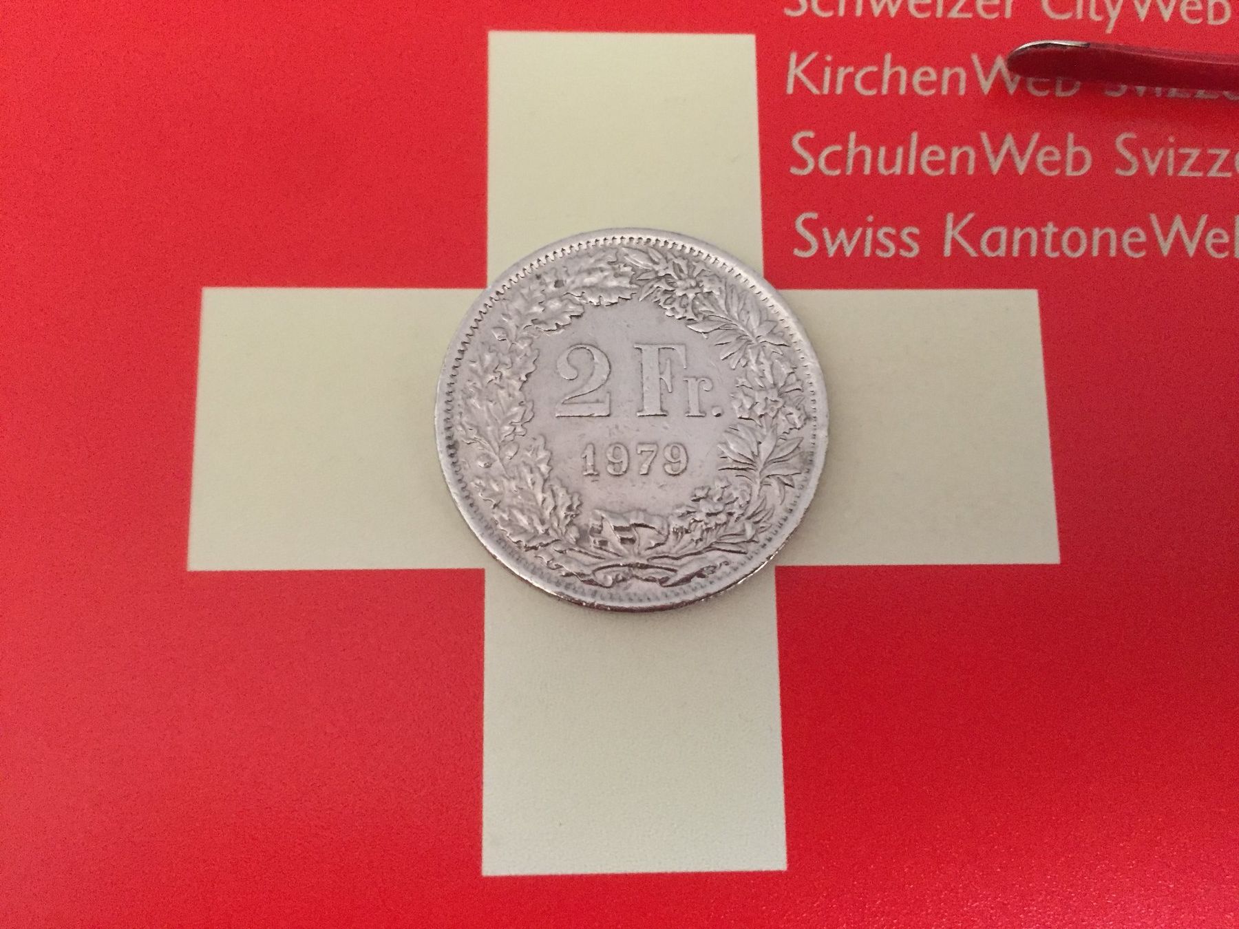 Alle Münzen: 2 Franken 1979 ss+ – Gebraucht aus Elsau von herbybay 3