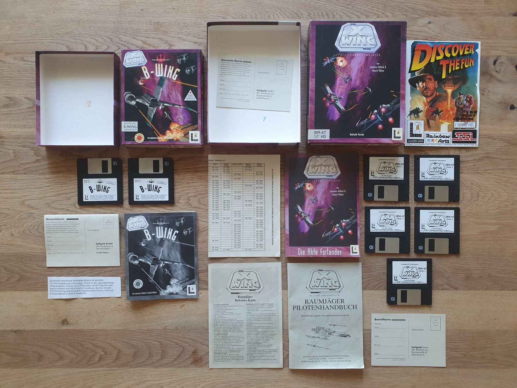 Spiele: PC Game Star Wars X-Wing 1993 +Add-On B-Wing Big Box Bundle – Gebraucht aus Greifensee von perfectioN88 4