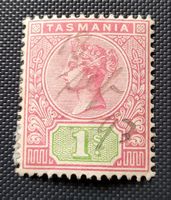 Australische Staaten - Tasmanien alte briefmarke