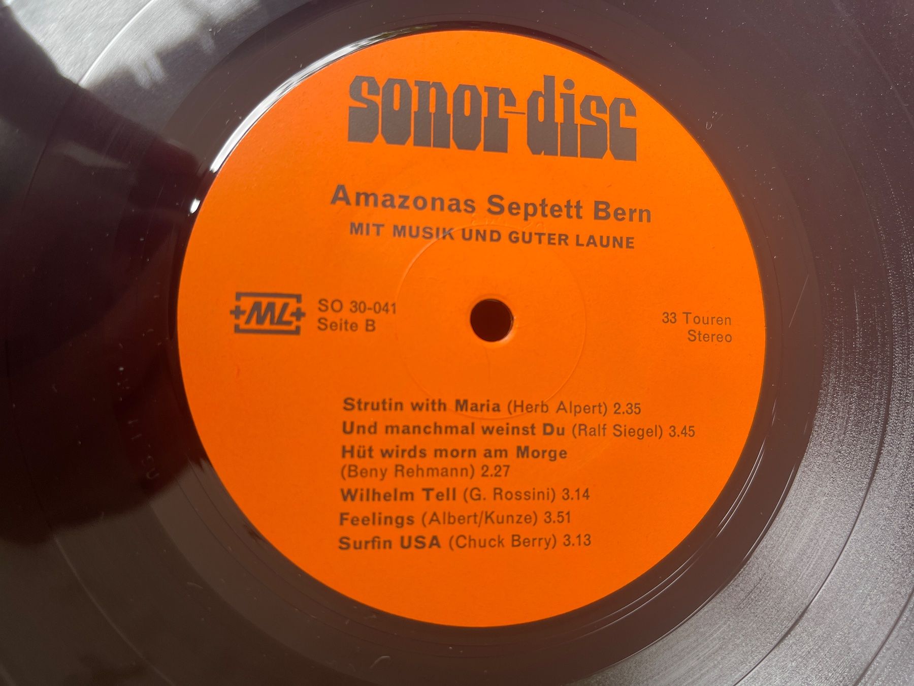 Vinyles: A593/Amazonas Septett - Bern – D'occasion à Frutigen par Philippe_jsp 2