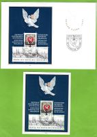 1995 FDC Basler Taube + Block 1. Tag LP
