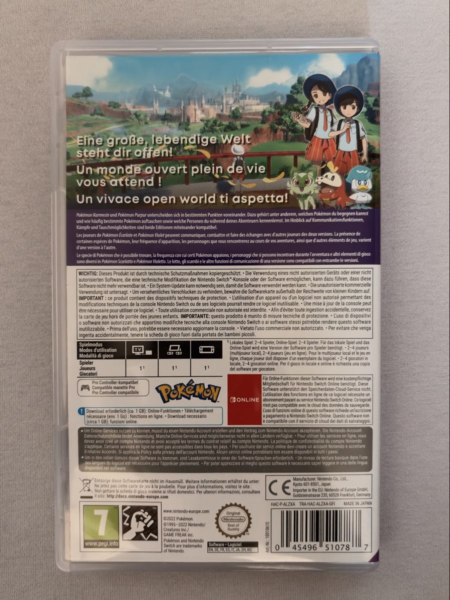 Nintendo Jeux: Pokémon Karmesin Nintendo Switch – D'occasion à Mettmenstetten par stompn77 2