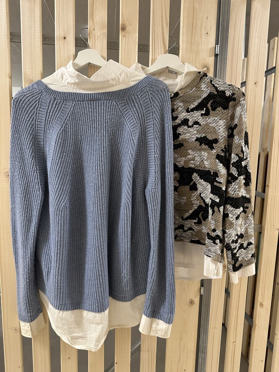C&A Camicette: 2 Strickpullover mit Hemdeinsatz, Top Zustand, Gr. M – Usato da Dübendorf venduto da Magis_Stuff 2