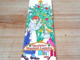 Qualität Stanniol Lametta, unbenutzt, silber, orig. verpackt