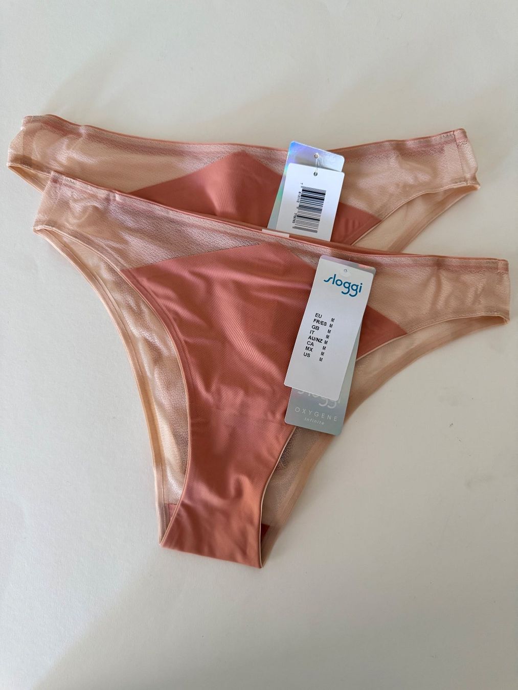 Sloggi Altra biancheria intima: SLOGGI, Mini OXYGENE Infinite, Grösse M, 2 Stück in Lachs – Nuovo e nell'imballaggio originale da Rudolfstetten venduto da gst_g7xl