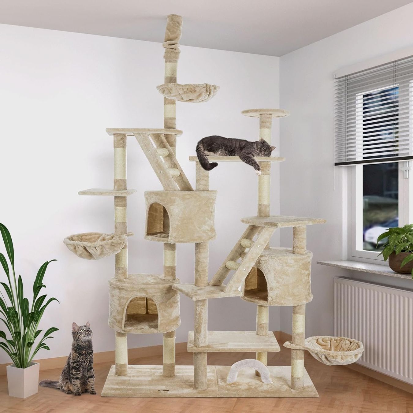 Tiragraffi: Kratzbaum deckenhoch bis 260cm / 20kg – Nuovo e nell'imballaggio originale da Bottighofen venduto da zaap 1