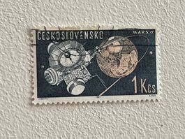 Cosmo und Space Theme Briefmarke