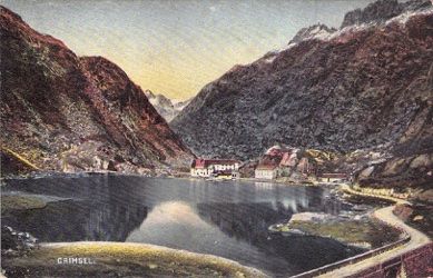 Ansichtskarten: Grimsel BE // circa 1905 Pass – Gebraucht aus Basel von intermezzo12