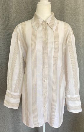 Banana Republic Oversize-Bluse aus Leinen Grösse S