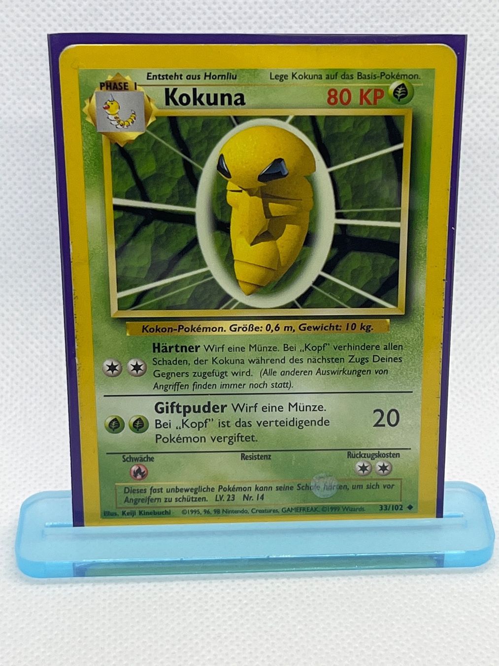Pokémon Sammelbilder & Trading cards: Kokuna Basis Set – Gebraucht aus Hinterkappelen von