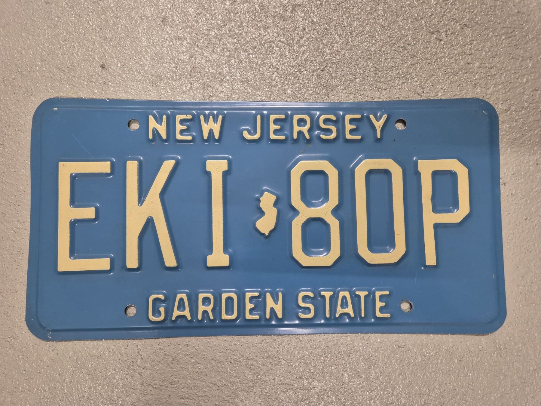 Insegne: US-Kontrollschild New Jersey – Usato da Lachen SZ venduto da myr_qk5y