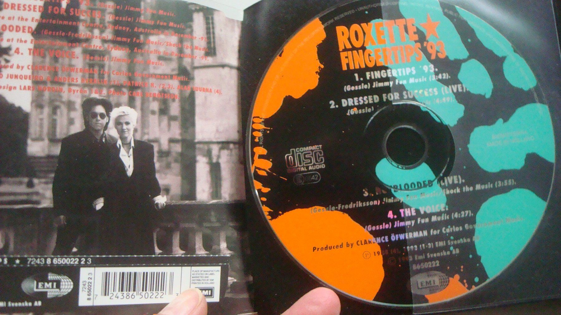 CDs: CD Roxette Fingertips 93 Maxi Singel – D'occasion à Münchenstein par Pesci6 1