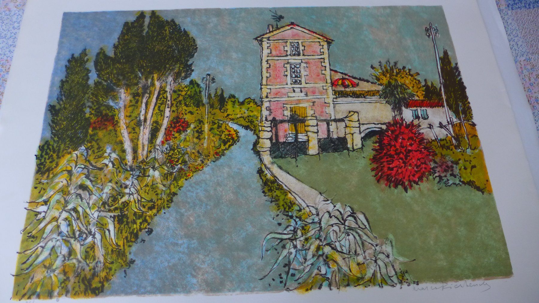 Grafiken & Lithographien: Lithographie Provence – Neu (gemäss Beschreibung) aus Basel von Helmuth1945