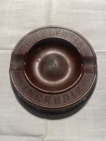 Cendrier L'Helvetia Incendie ancien bakelite marron GIP