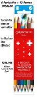 1285.706 Farbstifte BICOLOR * Swisscolor SET 6* Caran d'Ache