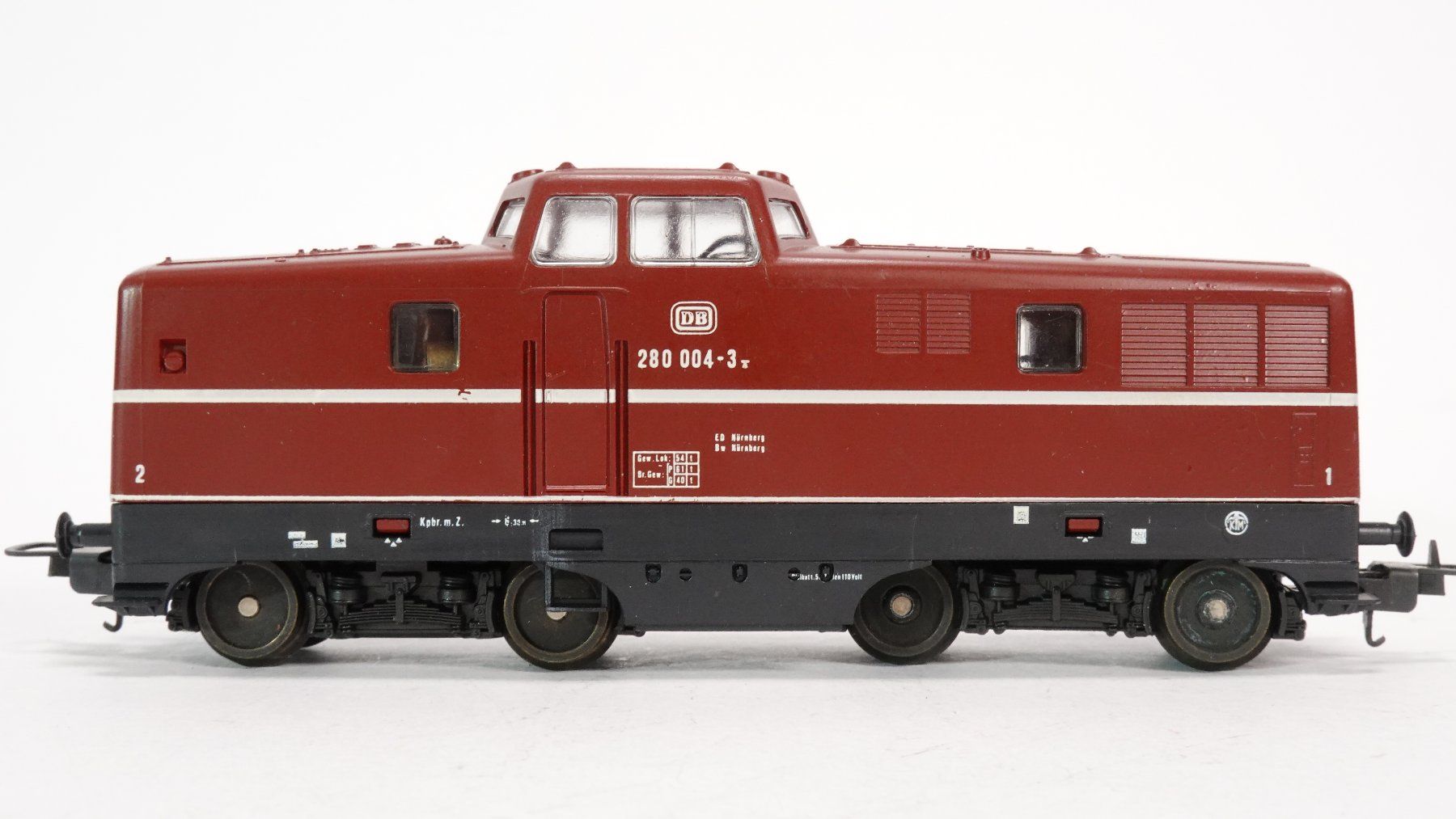 Lima Modelleisenbahnen: e55 Lima DB BR 280 Dieselok / Spielware – Gebraucht aus Thun von evinka_gmbh 3