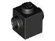 Lego Black Brick, Modified 1 x 1 with Studs 8 Stück