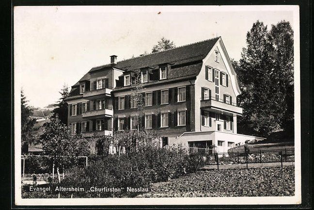 Cartoline postali: Nesslau, Evangelisches Altersheim Churfi – Usato da Berlin venduto da bartko-reher