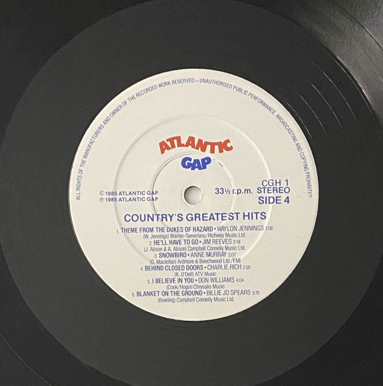 Dischi in vinile: Country's Greatest Hits – Usato da Flums venduto da Empe1 6