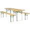 Zeltgarnitur, Gartentisch und 2x Bank NEU