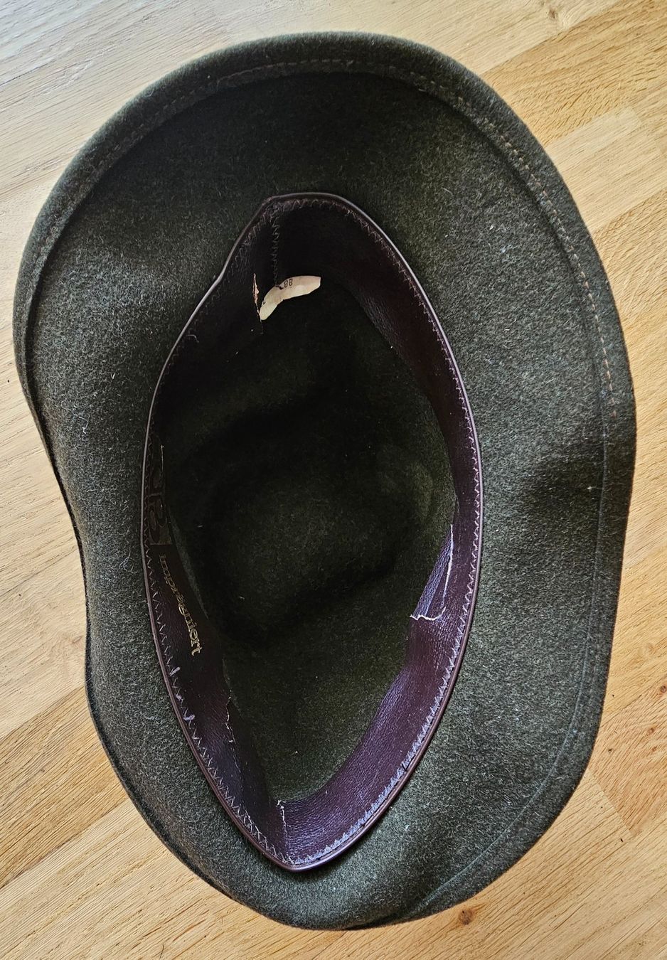 Chapeaux, bonnets & casquettes: Chapeau en feutre vert foncé - Capo – D'occasion à Court par Jovi2 5