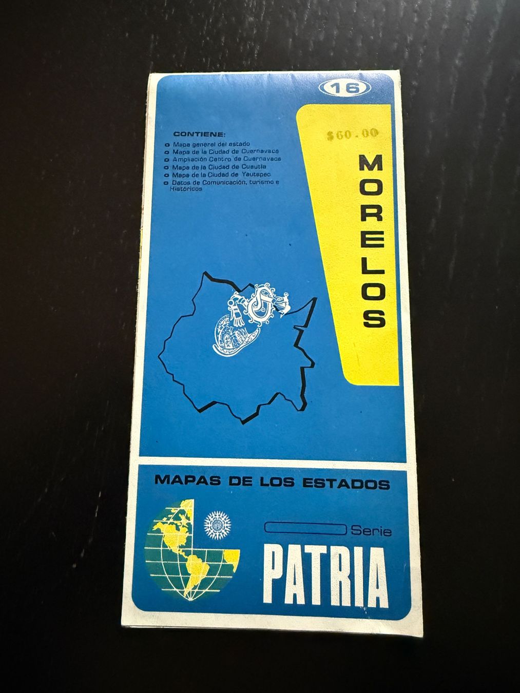 Cartine & Atlanti: Vintage Morelos Strassenkarte – Usato da Erstfeld venduto da Uhu1980