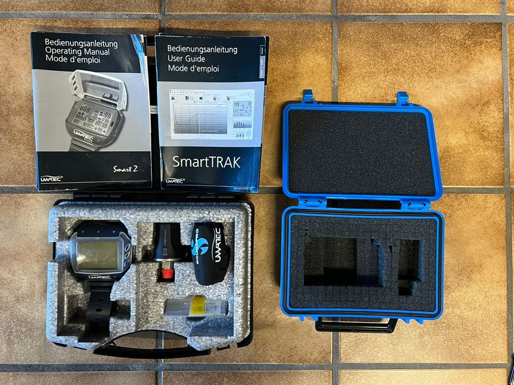 UWATEC Smart Z Tauchcomputer inklusive SmartTRAK & Peli Case (Gebraucht ...
