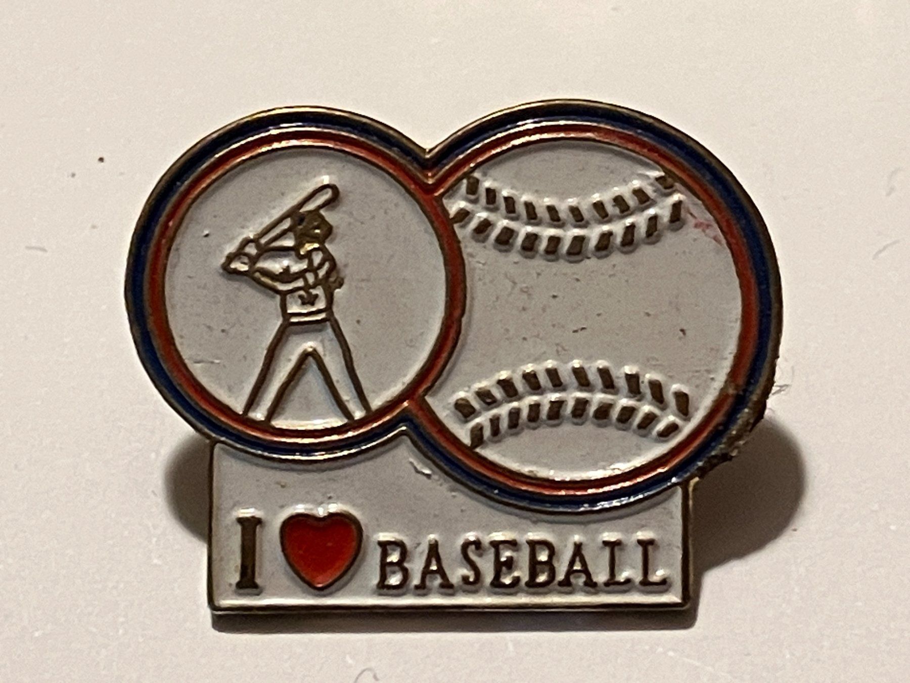 Placchette & Badge: 1 Pin I Love Baseball – Usato da Basel venduto da djwwpp