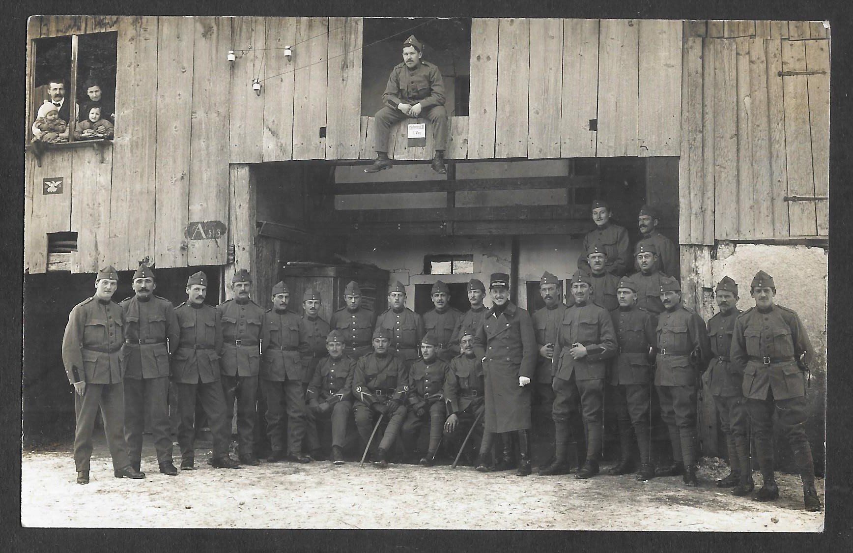 Cartoline postali: Courgenay mit Batterie 35 Militär – Usato da Olten venduto da clotaldi