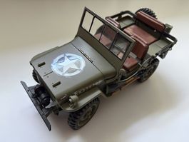 GPW 1:14 Willys Jeep, Metall, inkl. el Winde Versand möglich