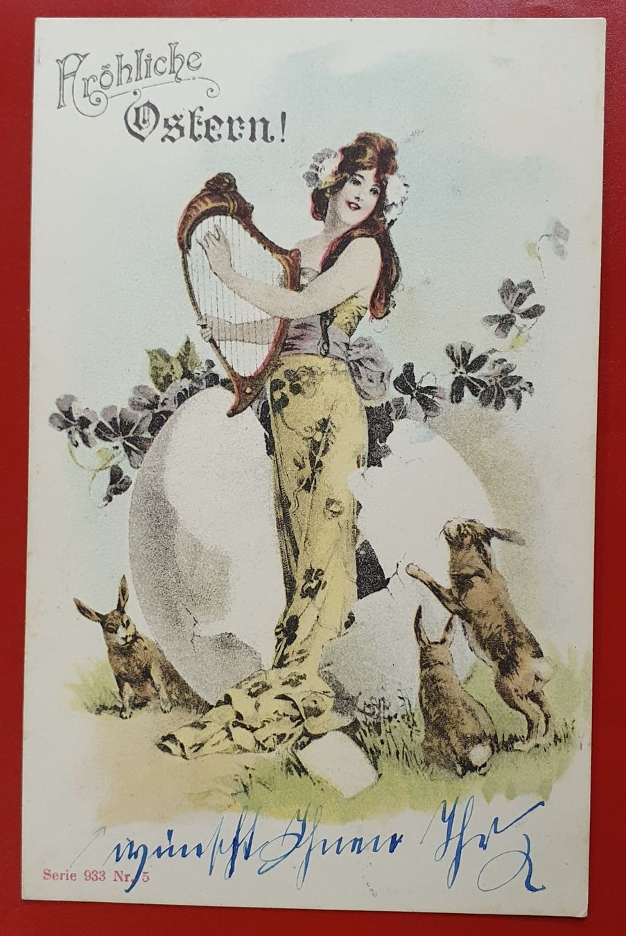 Ansichtskarten: 2er Set Osterkarten 1902 – Gebraucht aus Kreuzlingen von Rschweiz1 3