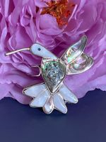 Schöne Brosche/Anhänger Kolibri