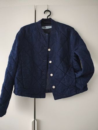 Zara gefütterte Jeansjacke gr.XS