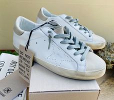 BRAND NEW!! Golden Goose Super-Star white and nabuk - n. 37