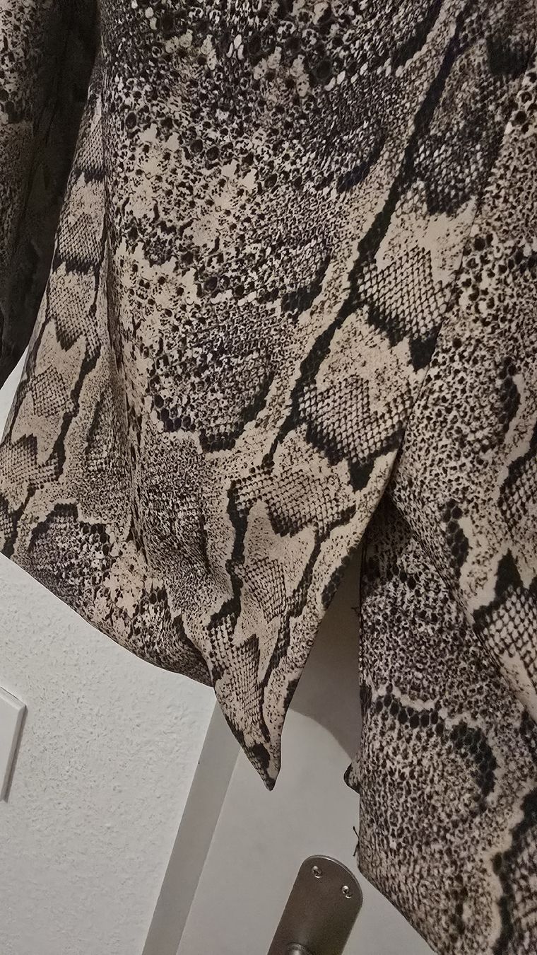 Pull&Bear Giacche: Blazer imprimé python Pull&Bear, taille XS, doublure satinée – Nuovo (secondo la descrizione) da Carouge GE venduto da dem_7zbc 8