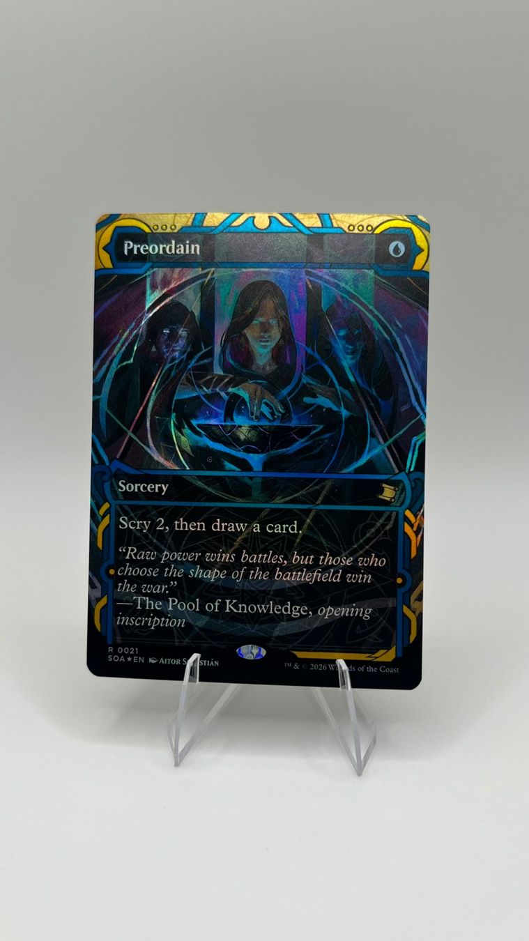 Magic The Gathering Carte collezionabili: Preordain Foil – Nuovo (secondo la descrizione) da Wilen b. Wollerau venduto da GarruksShop