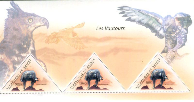 Alle Briefmarken: Block "Steinadler". Guinea – Neu und originalverpackt aus Basel von Butsch5