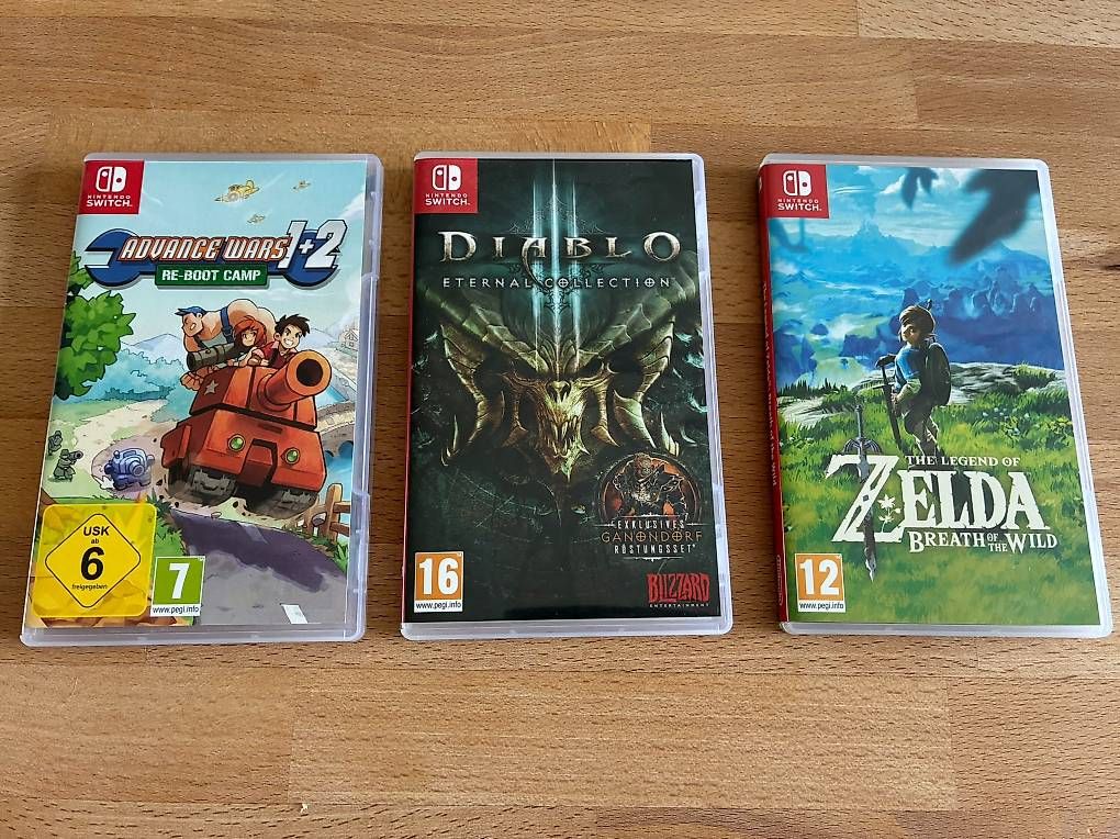 Nintendo Console: Nintendo Switch inkl. Pro Controller und 3 Spielen – Usato da Sursee venduto da Kive3 1