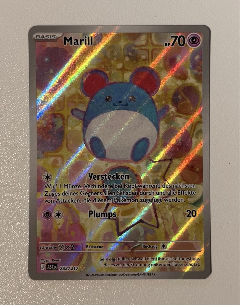 Pokémon Carte collezionabili: Marill #232 – Nuovo (secondo la descrizione) da Au SG venduto da Bego1