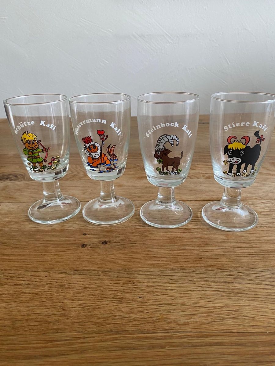 Bicchieri: 12er Set Horoskop Sternzeichenli-Kaffeegläser – Usato da Dübendorf venduto da Daniv09 2