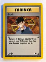 Brock 1st (rare) Gym Heroes - MINT - ab 1.-