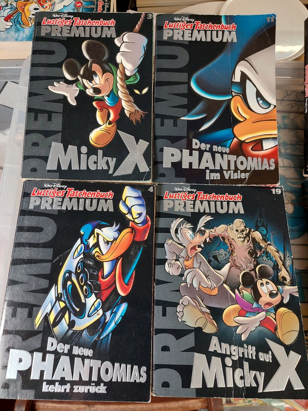 Fumetti: SET: 4 x LTB Premium mit Phantomias &  Micky X. – Usato da Oberwil b. Zug venduto da PrimaryBlue