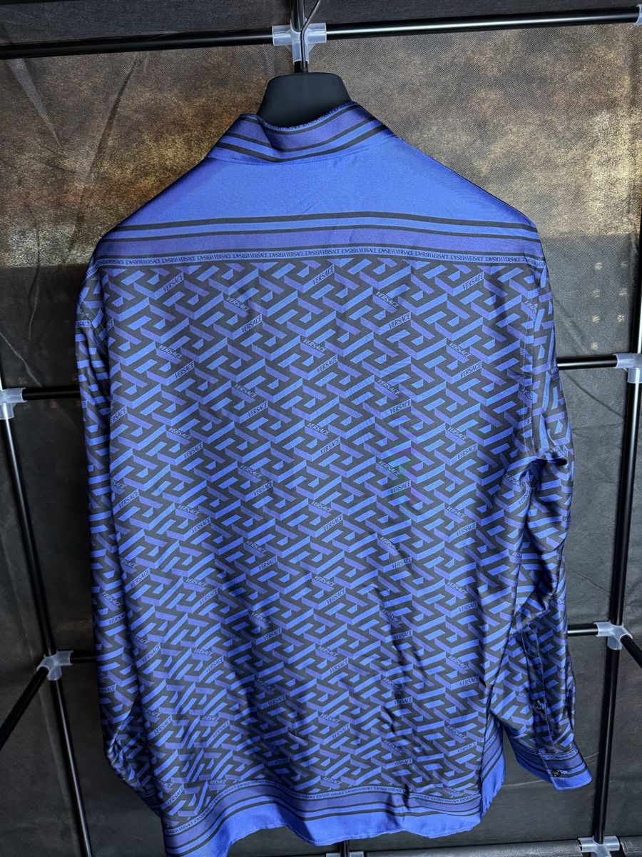 Versace Camicie: Versace Hemd Blau – Usato da Haag (Rheintal) venduto da BNMC.store 4