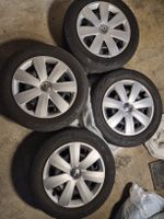Grosses VW-Set: 8 Original-Kompletträder (Sommer 16" + Winte