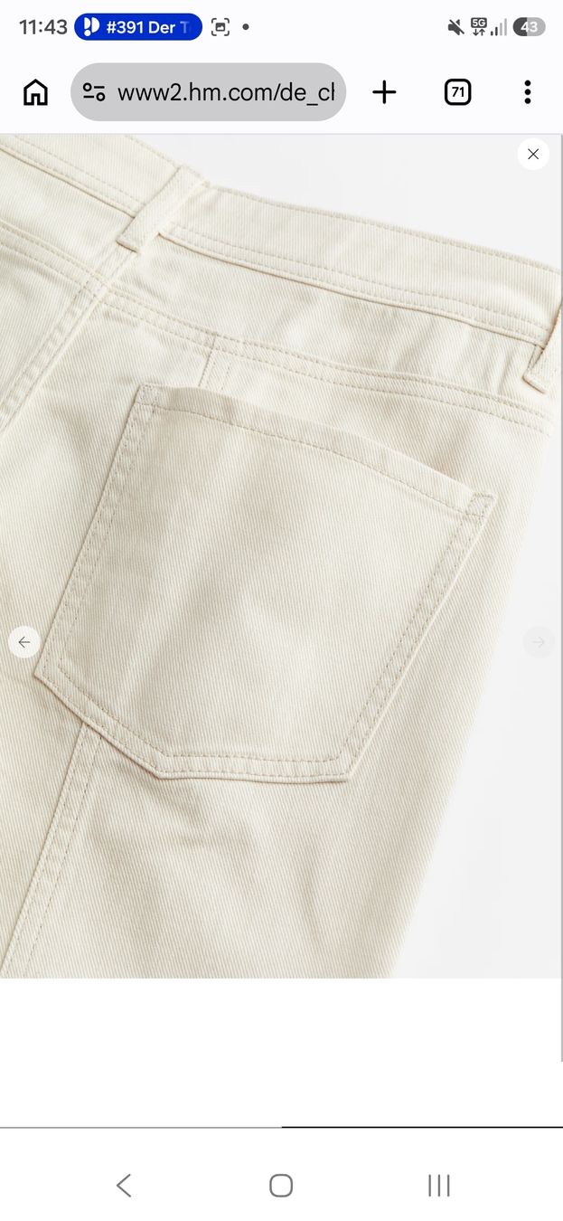 H&M Pantalons: Hosen Creme Grösse 36 Twilly – Neuf avec emballage d'origine à Zürich par nara13 1