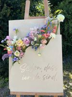 Willkommensschild für Hochzeiten oder Geburtstagsfeste
